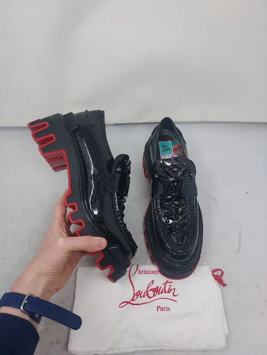 CHRISTIAN LOUBOUTIN Marvel WOMENS The Amazing Loubi Loafer Shoe - Picture 1 of 12